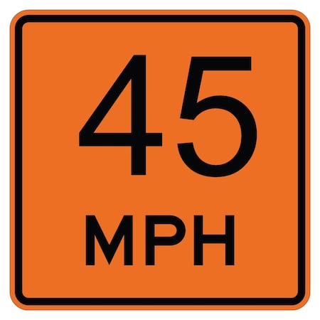 Sign Solutions Usa 30 in Height, 30 in Width, Aluminum, Square DUS08WZO3030W13-1P45